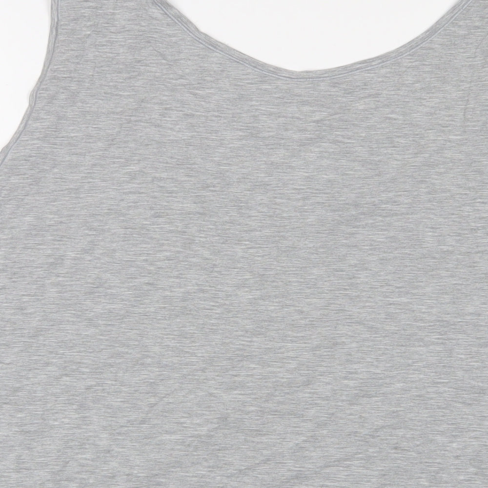 Womens UK Size 28 Marks and Spencer Grey Basic Tank