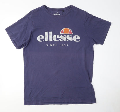 Mens UK Size M ellesse Blue  T-Shirt
