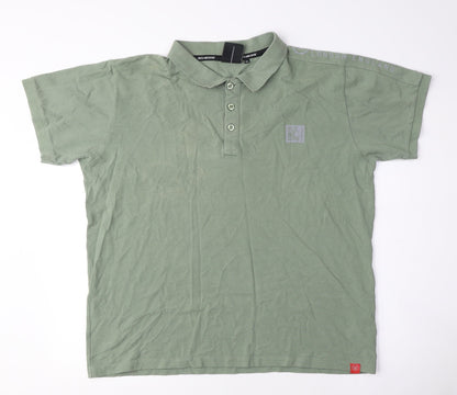 Mens UK Size XL Duck and Cover Green  T-Shirt
