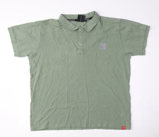 Mens UK Size XL Duck and Cover Green  T-Shirt