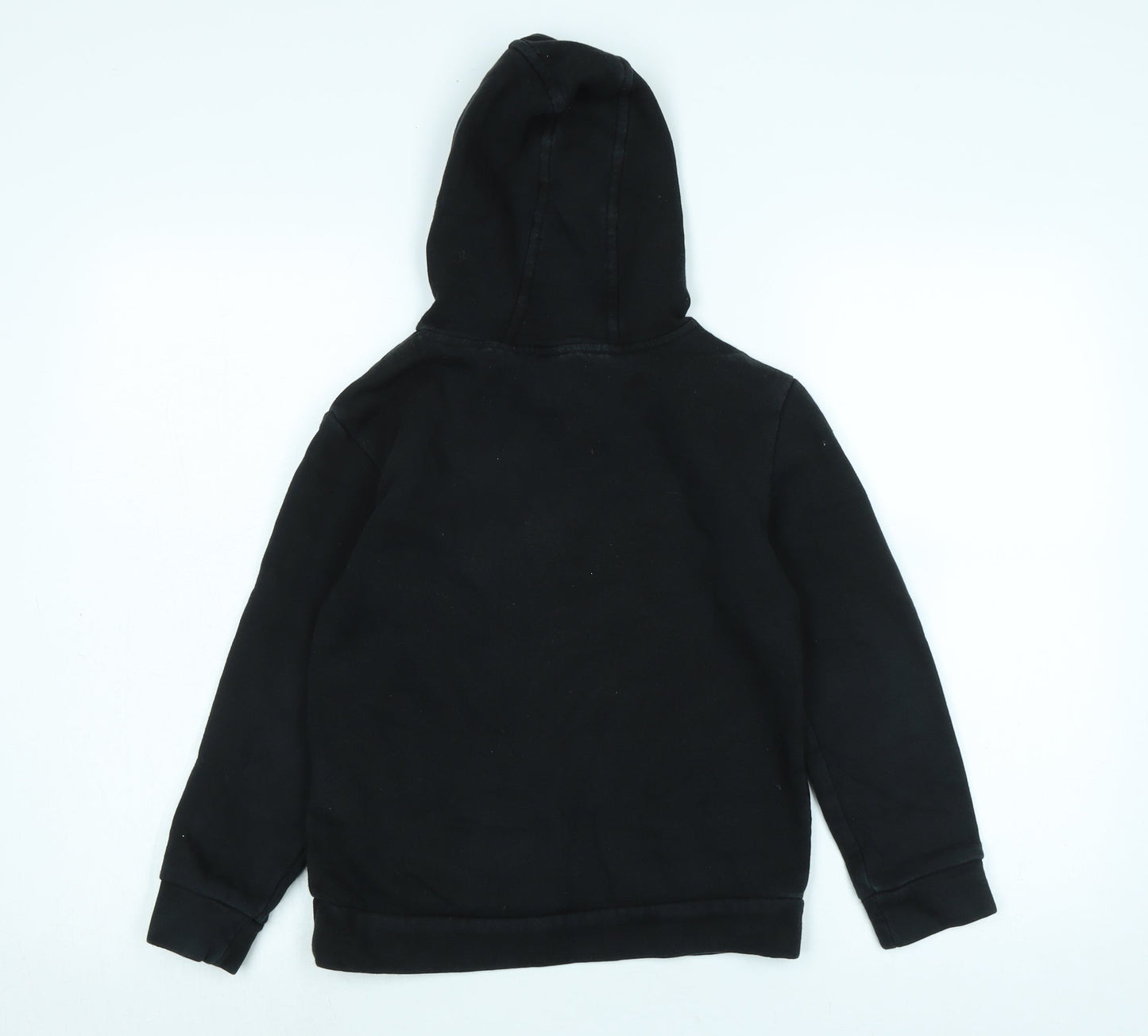 Reebok` Boys Black Polyester Pullover Hoodie Size 9-10 Years - Logo- Reebok