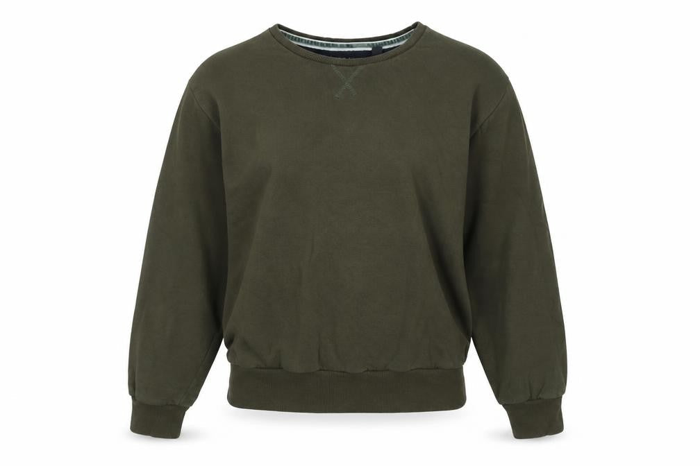 Womens UK Size M Brave Soul Green Pullover Sweatshirt