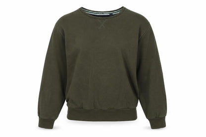 Womens UK Size M Brave Soul Green Pullover Sweatshirt