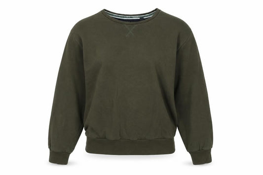 Womens UK Size M Brave Soul Green Pullover Sweatshirt