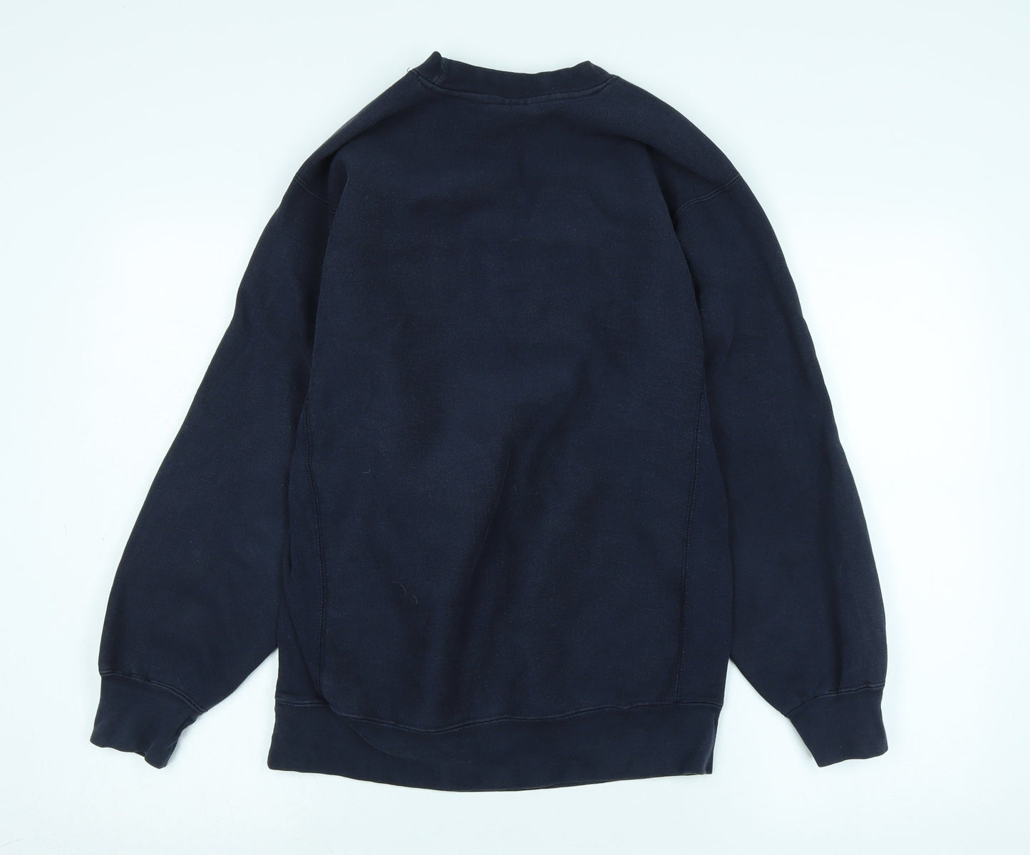 calumet Mens Blue Cotton Pullover Sweatshirt Size M - Logo- CALUMET