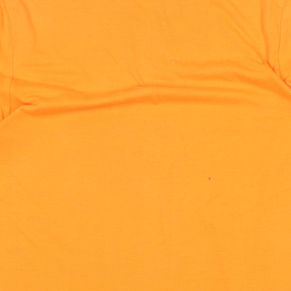 Mens UK Size M Brave Soul Orange  T-Shirt