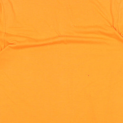 Mens UK Size M Brave Soul Orange  T-Shirt