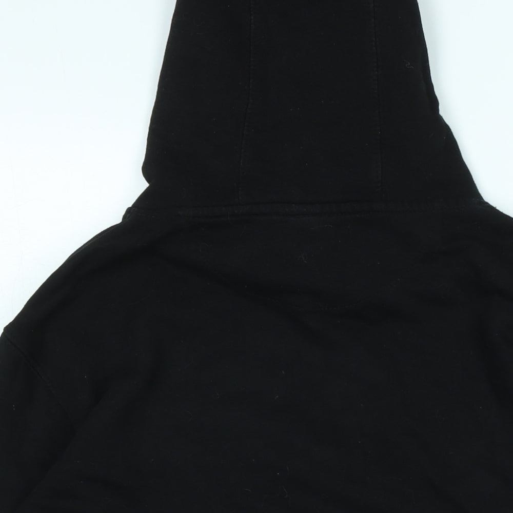 Vikings Womens Black Cotton Pullover Hoodie Size M - Logo - Lagertha