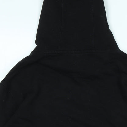 Vikings Womens Black Cotton Pullover Hoodie Size M - Logo - Lagertha