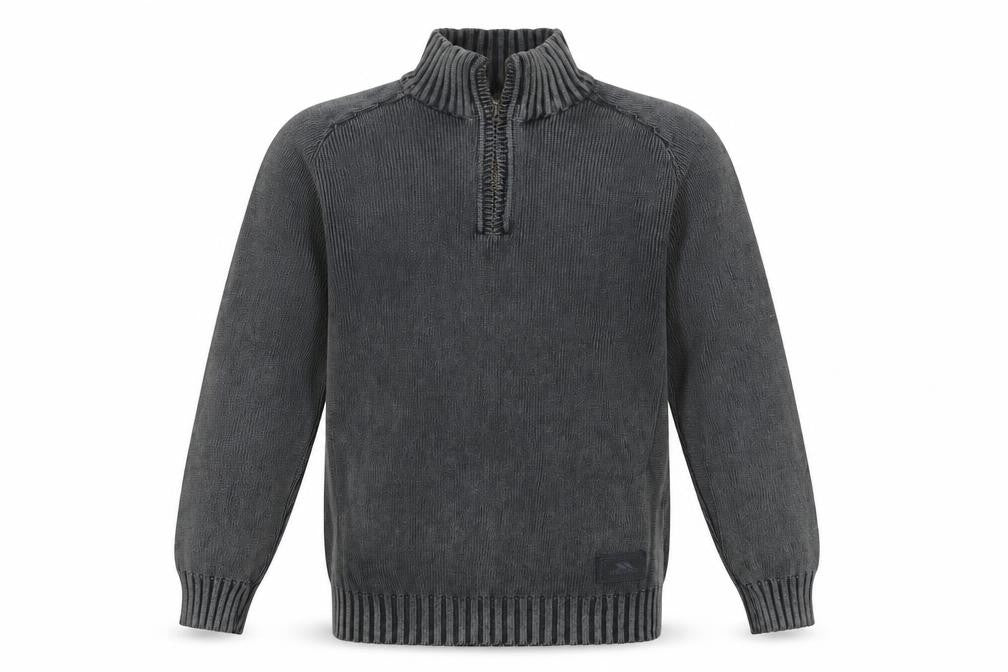 Mens UK Size M Tresspass Grey Pullover Jumper