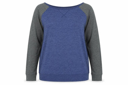 Womens UK Size 14 Pineapple Blue Jersey T-Shirt