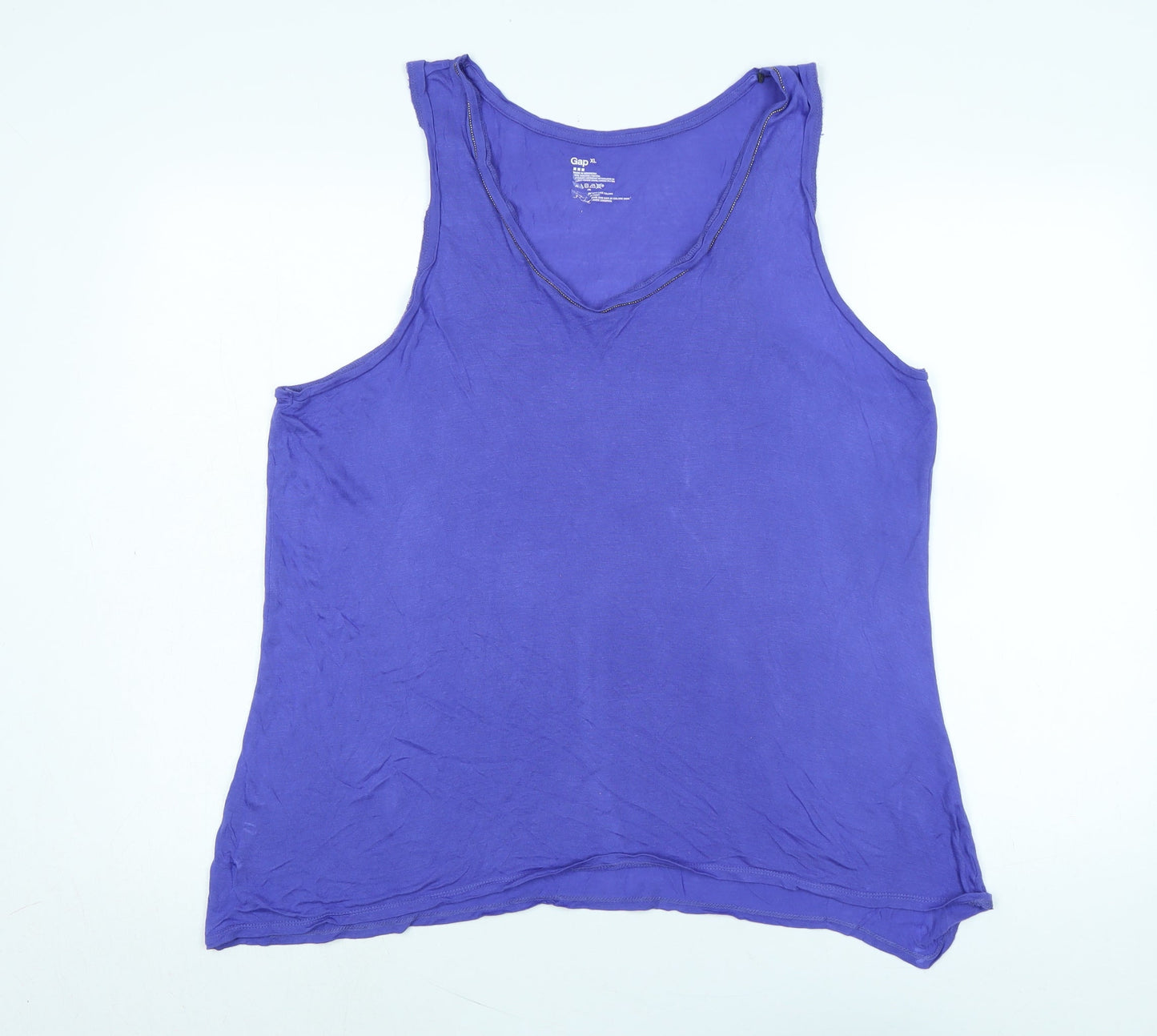 Womens UK Size XL Gap Purple Basic Tank