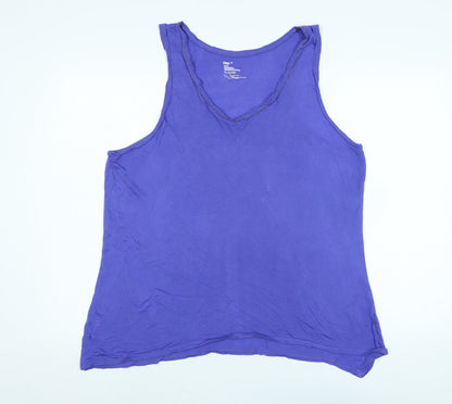 Womens UK Size XL Gap Purple Basic Tank