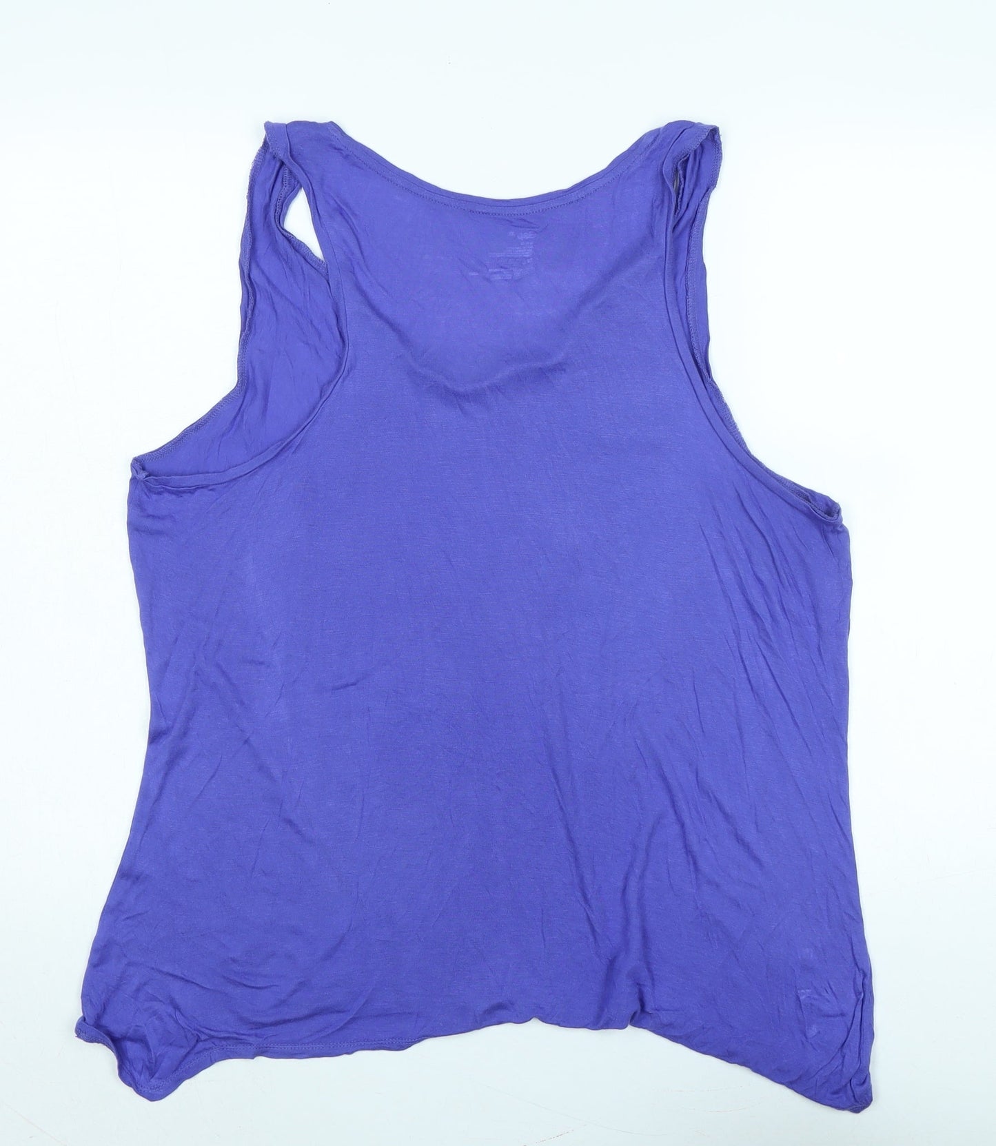Womens UK Size XL Gap Purple Basic Tank