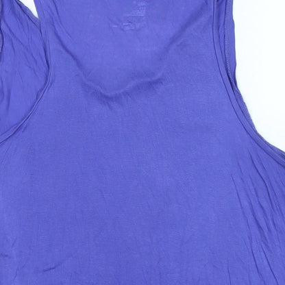 Womens UK Size XL Gap Purple Basic Tank