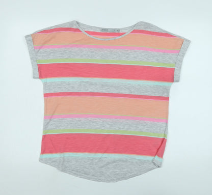 Womens UK Size M Oasis Multicoloured Basic T-Shirt