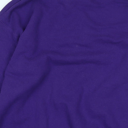 Monterey California Mens Purple Cotton Pullover Sweatshirt Size M - Logo- Monterey California