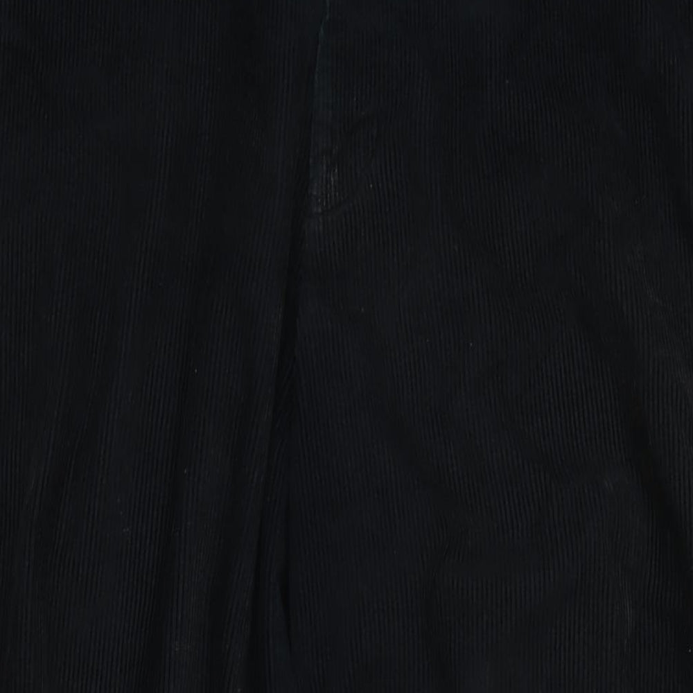 Mens UK Size 32 in Uniqlo Regular Fit  Black Trousers