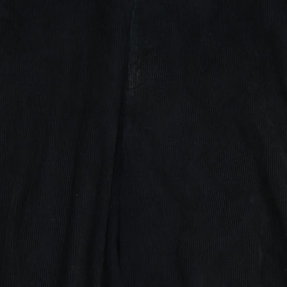 Mens UK Size 32 in Uniqlo Regular Fit  Black Trousers