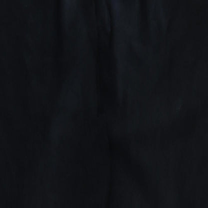 Mens UK Size 32 in Uniqlo Regular Fit  Black Trousers