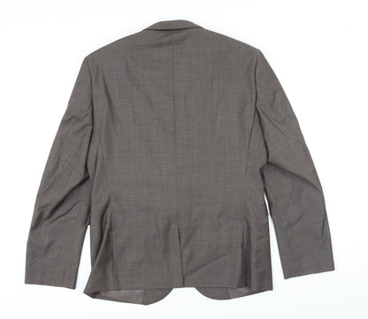 Mens UK Size 40 NEXT Regular Brown Suit Jacket