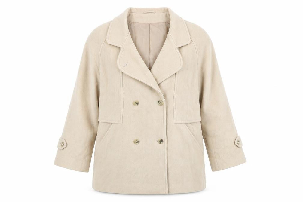 Womens UK Size 18 Classic Woman Beige Jacket