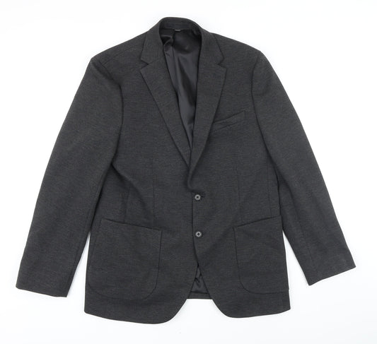 Mens UK Size 40 M&S Regular Grey Suit Jacket