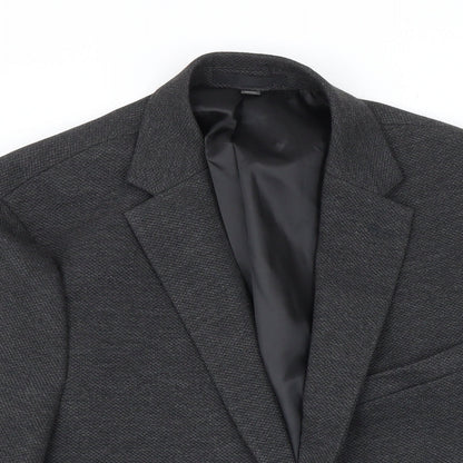 Mens UK Size 40 M&S Regular Grey Suit Jacket
