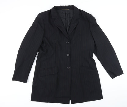 Womens UK Size 16 Marks and Spencer Black Jacket