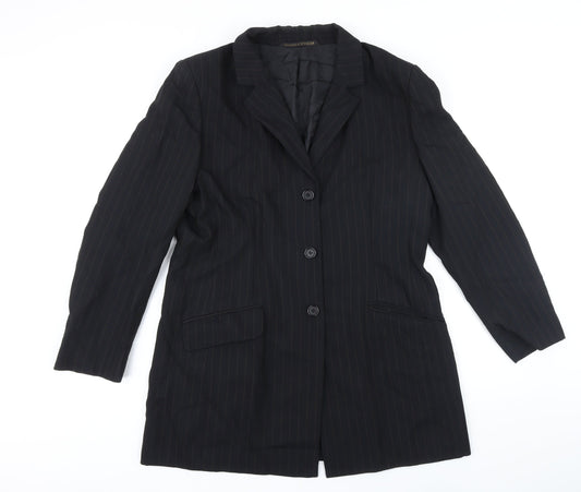 Womens UK Size 16 Marks and Spencer Black Jacket