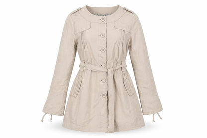 Womens UK Size 14 Moto Beige Rain Coat