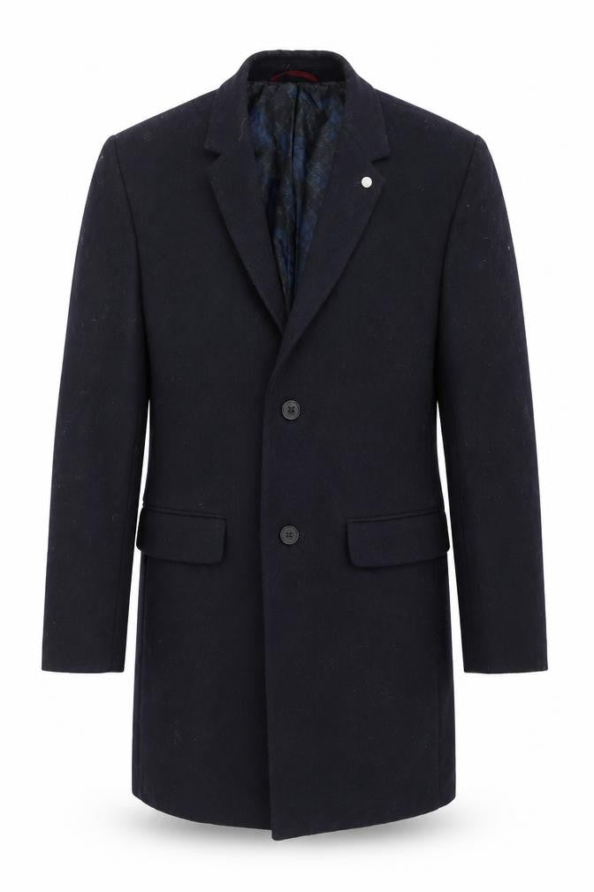 Mens UK Size XS Burton Blue Overcoat