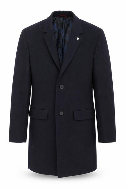 Mens UK Size XS Burton Blue Overcoat
