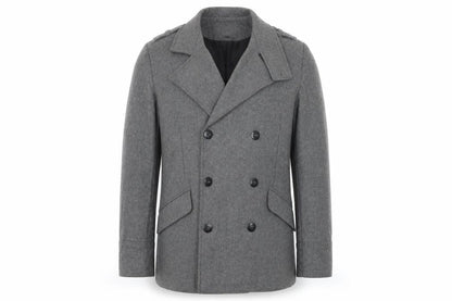 Peter Werth Mens Grey Jacket Coat Size M Button