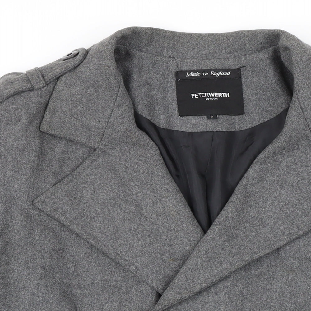 Mens UK Size M Peter Worth Grey Jacket