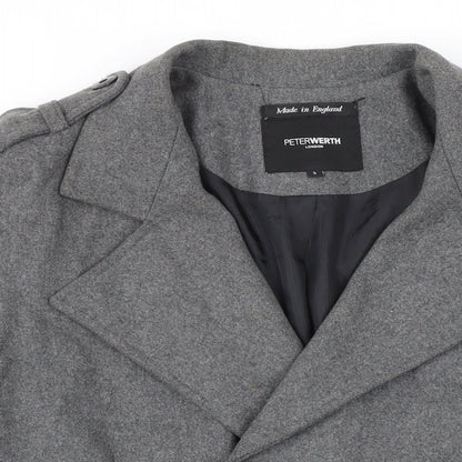 Mens UK Size M Peter Worth Grey Jacket