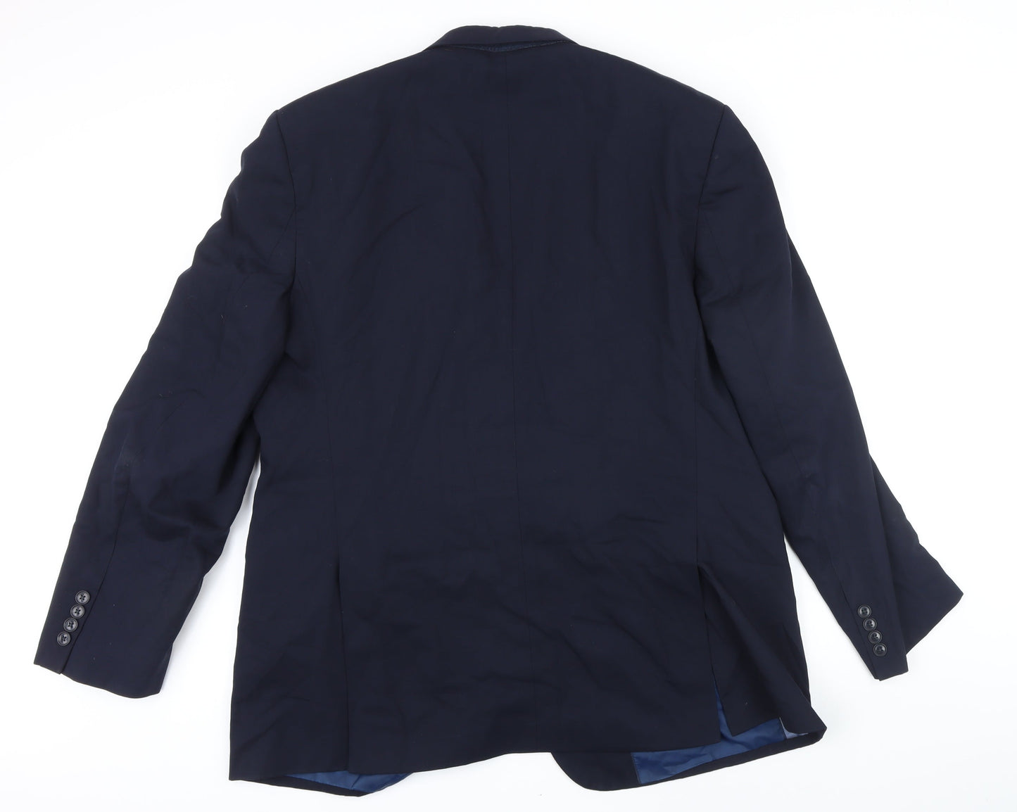 Mens UK Size 46 Marks and Spencer Big & Tall Blue Suit Jacket