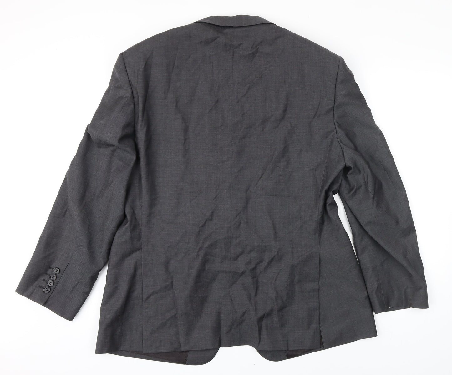 Autograph Mens Grey Wool Jacket Blazer Size 42 Regular