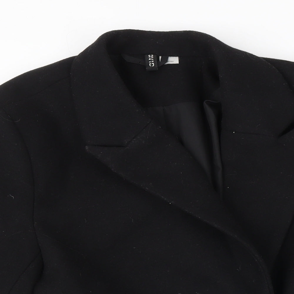 Womens UK Size S H&M Black Jacket