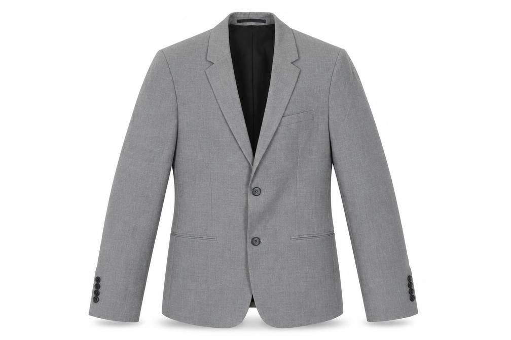 Mens UK Size 36 River Island Regular Grey Suit Jacket