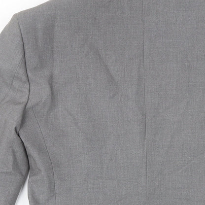 Mens UK Size 36 River Island Regular Grey Suit Jacket