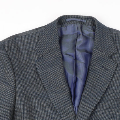 Mens UK Size 40 Daniel Grahame Regular Blue Suit Jacket