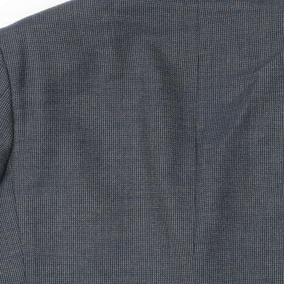 Mens UK Size 40 Daniel Grahame Regular Blue Suit Jacket