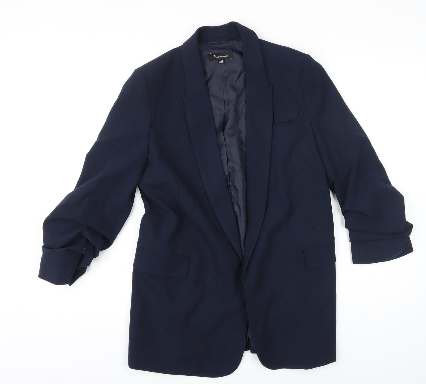 Coporate Wear (M&S) Womens Blue Jacket Blazer Size 32