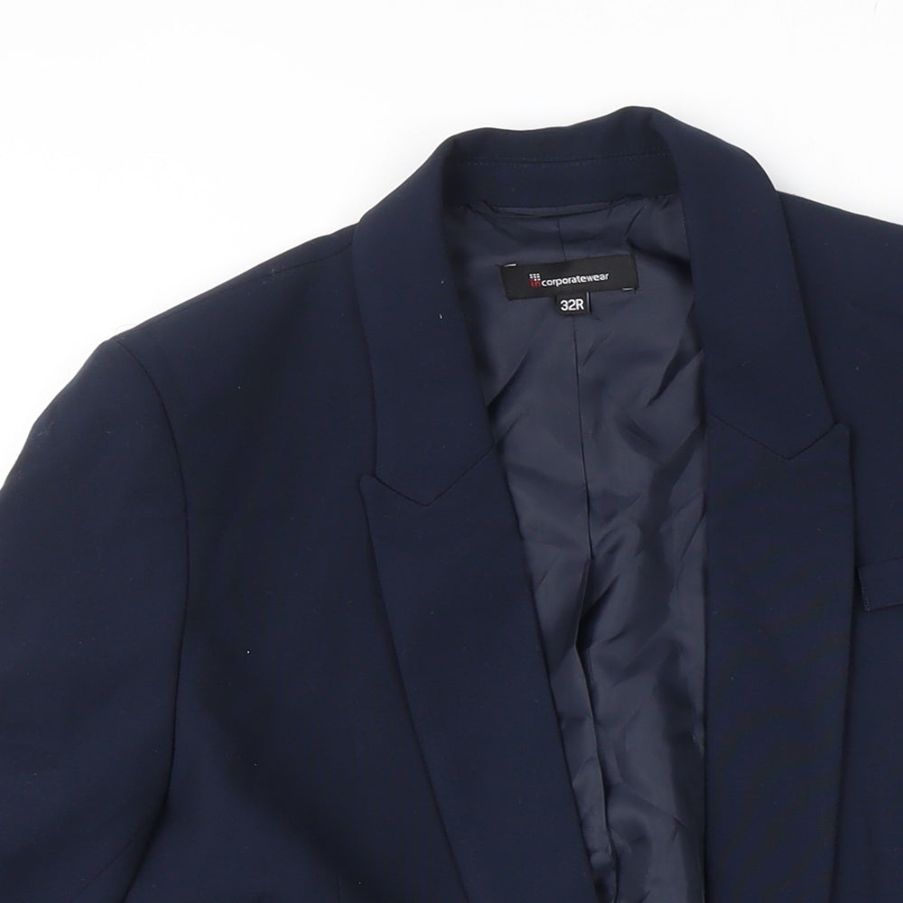 Coporate Wear (M&S) Womens Blue Jacket Blazer Size 32