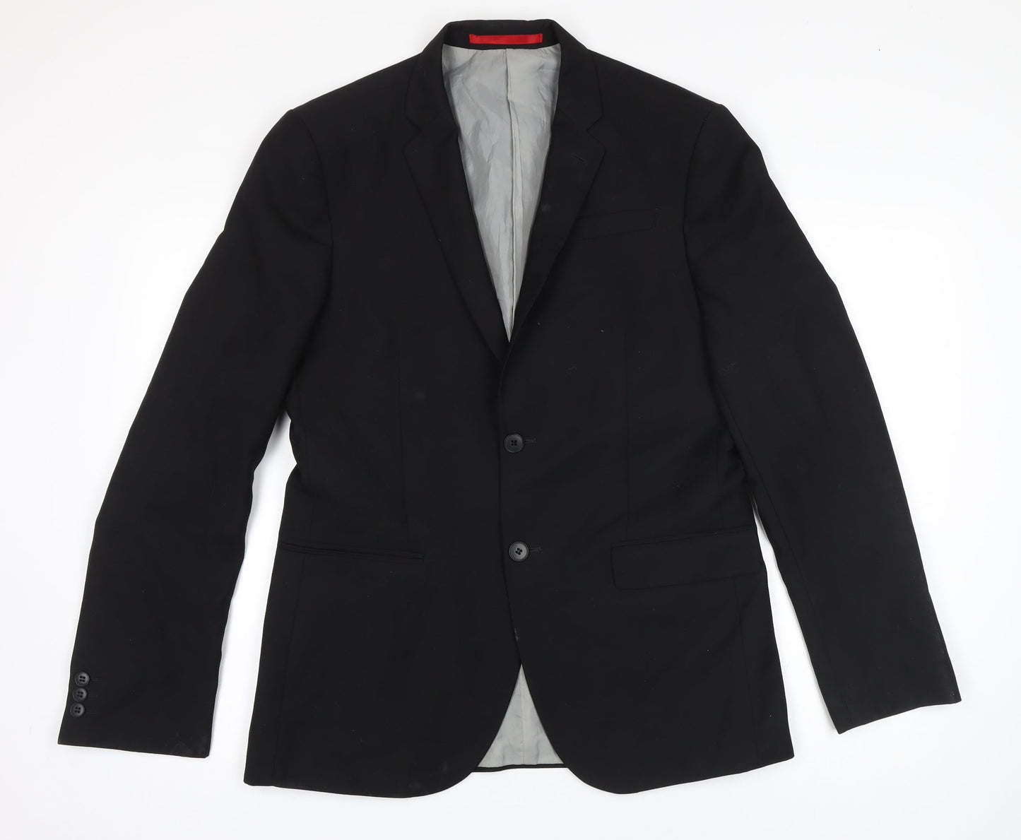 Mens UK Size 40 M&S Regular Black Suit Jacket