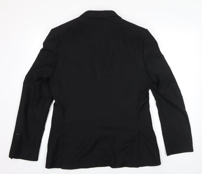 Mens UK Size 40 M&S Regular Black Suit Jacket