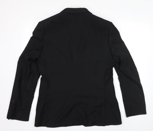 Mens UK Size 40 M&S Regular Black Suit Jacket