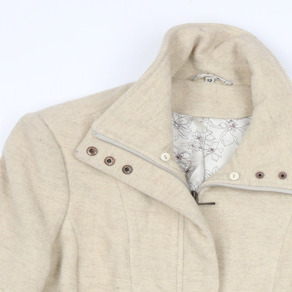 Womens UK Size 12 Klass Beige Jacket