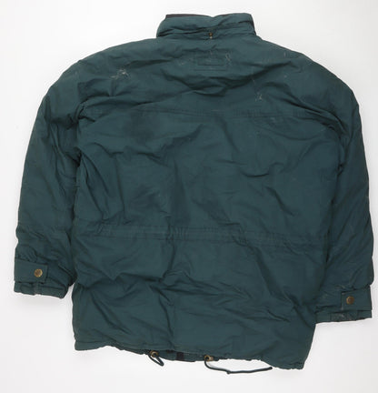 Mens UK Size M C&A Green Jacket